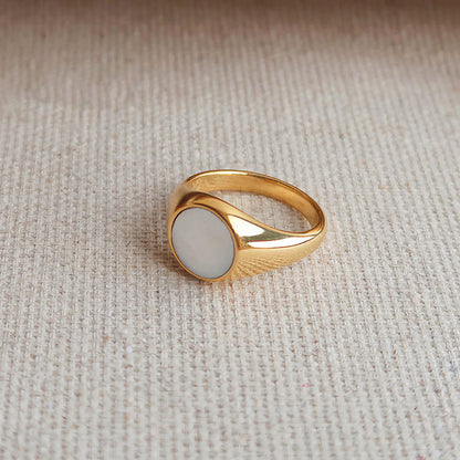 Bague en Or avec Nacre