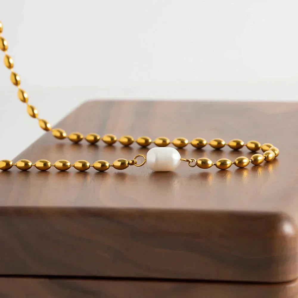 Collier En Perles D’Eau Douce Neptune