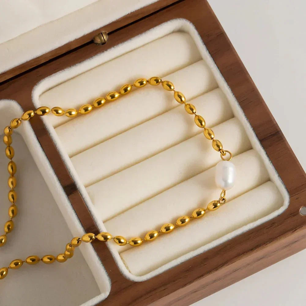 Collier En Perles D’Eau Douce Neptune