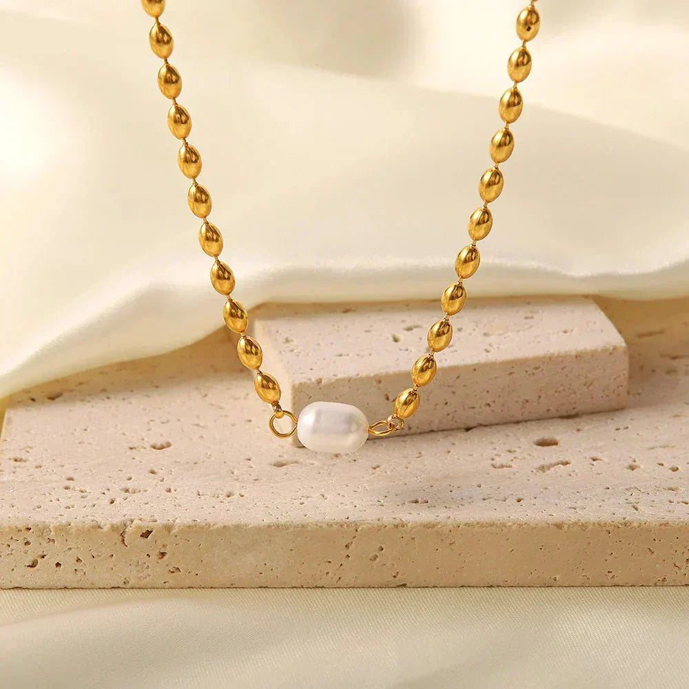 Collier En Perles D’Eau Douce Neptune