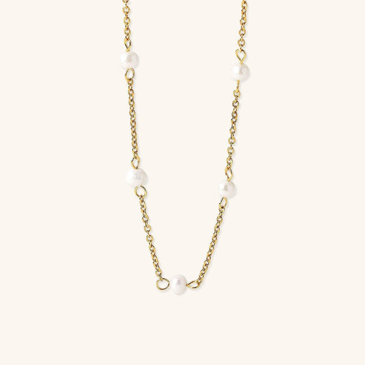 Collier En Perles Dorées Nora