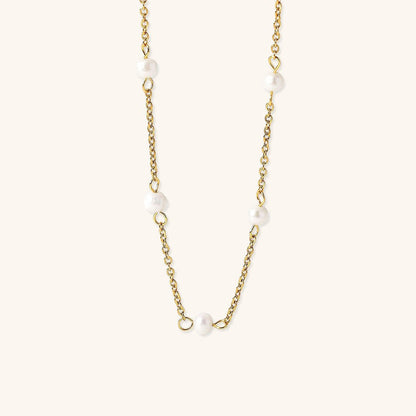 Collier en Perles Dorées Nora