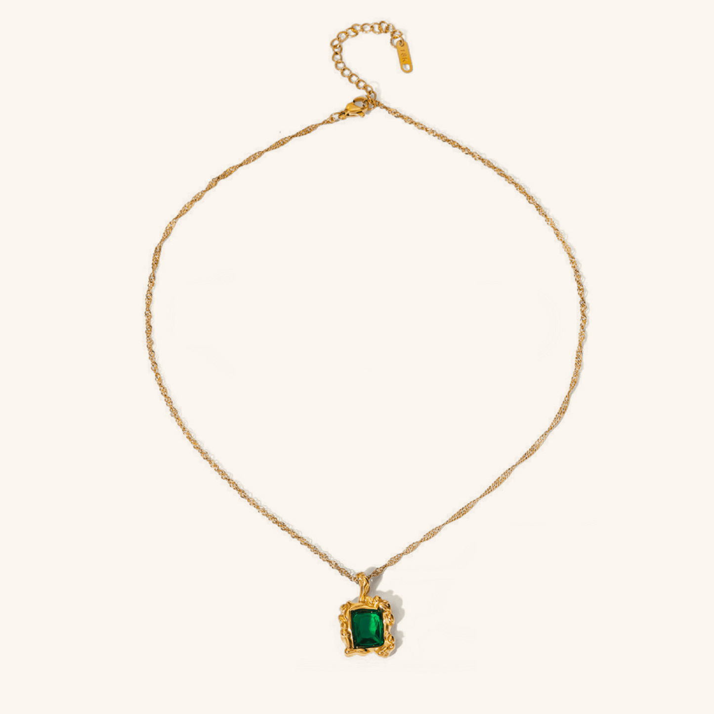 Collier Émeraude Priscilla