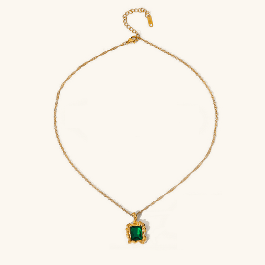 Collier Émeraude Priscilla