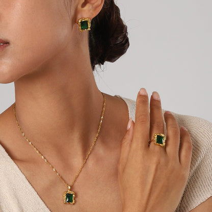 Collier Émeraude Priscilla