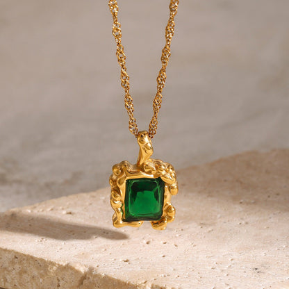 Collier Émeraude Priscilla
