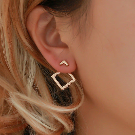 Carré | Boucles D'oreilles Carré D'exception