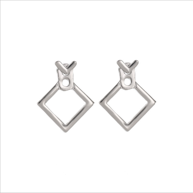 Carré | Boucles D'oreilles Carré D'exception