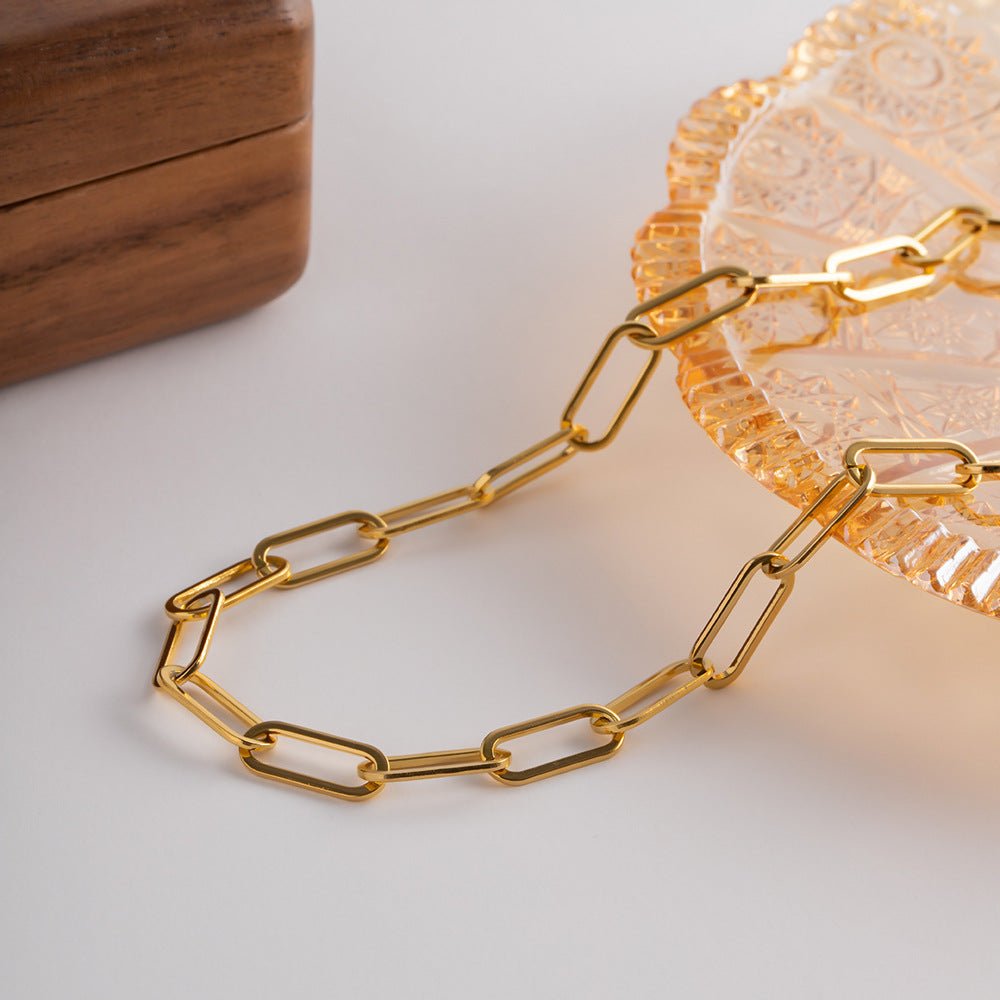 Collier Chaîne En Papier Clip Ria