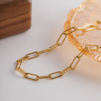 Collier Chaîne En Papier Clip Ria
