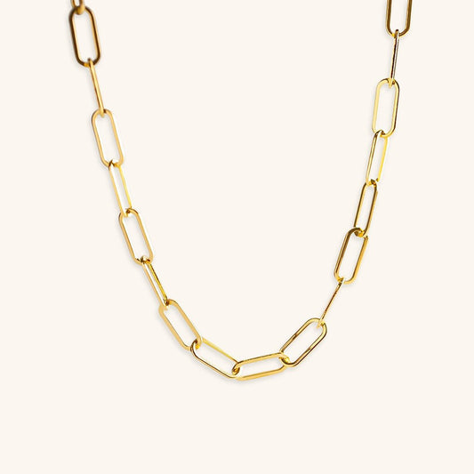 Collier Chaîne En Papier Clip Ria