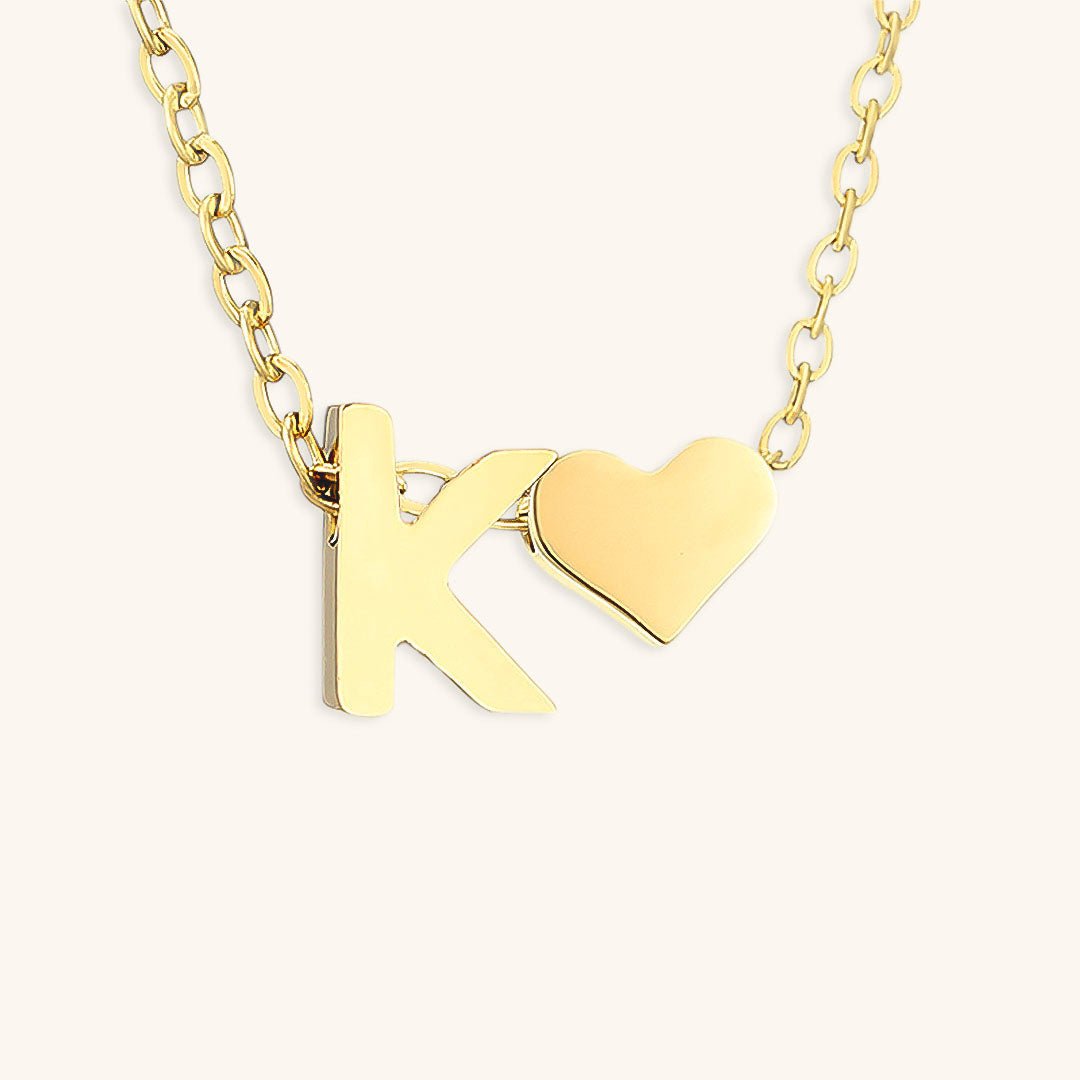 Collier En Or Avec Lettre Initiale Ria