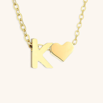 Collier En Or Avec Lettre Initiale Ria