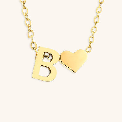 Collier En Or Avec Lettre Initiale Ria