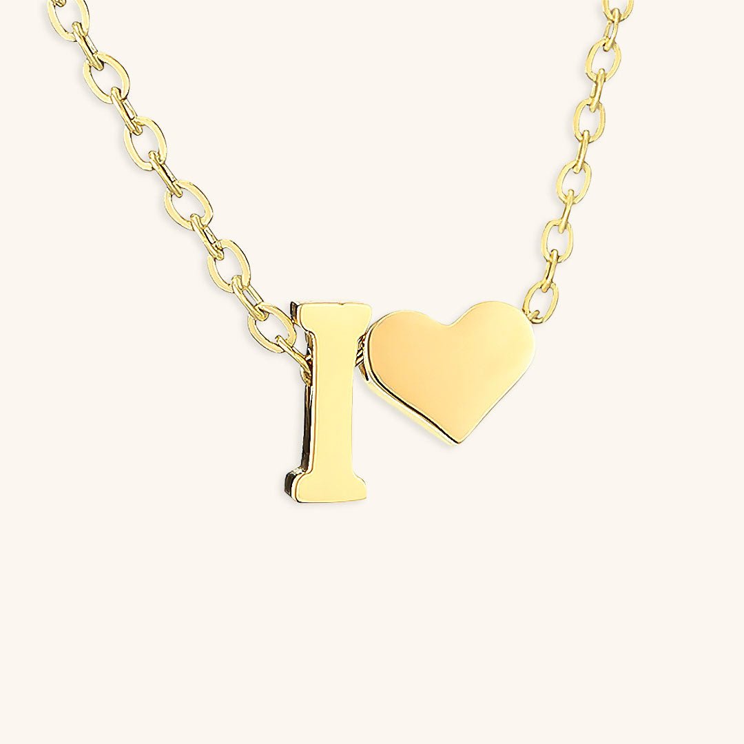 Collier En Or Avec Lettre Initiale Ria