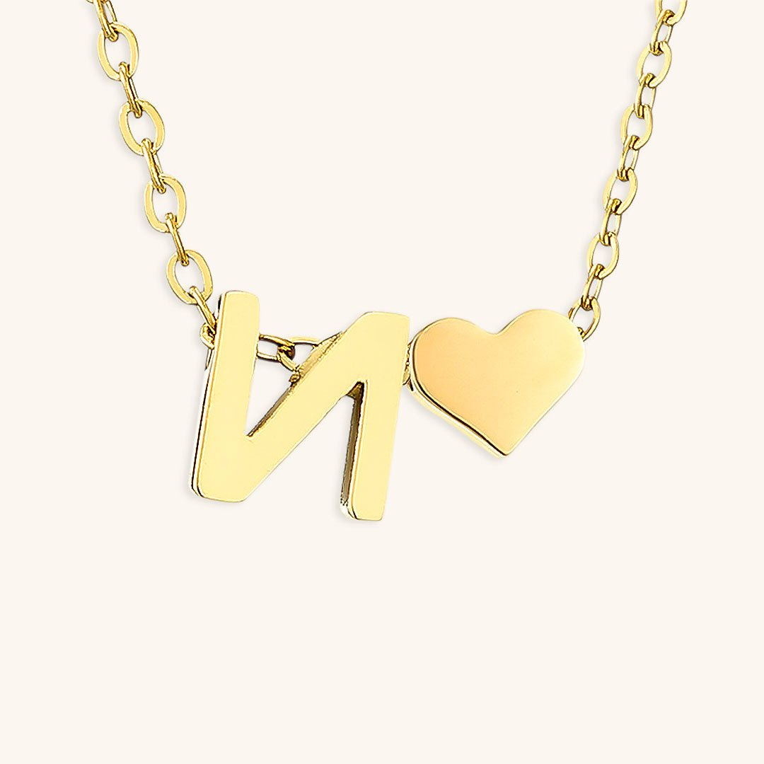 Collier En Or Avec Lettre Initiale Ria