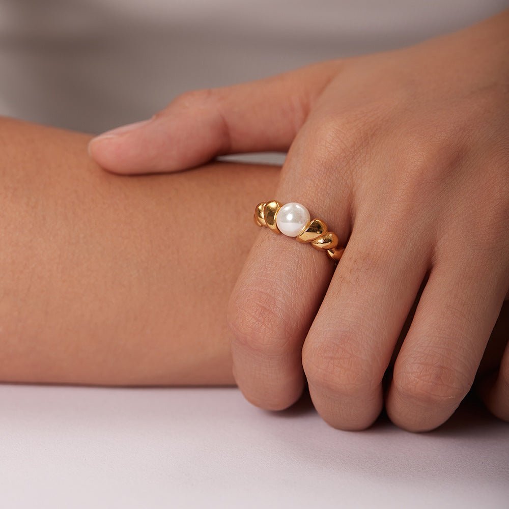 Bague en Perle d'Eau Douce Scarlett