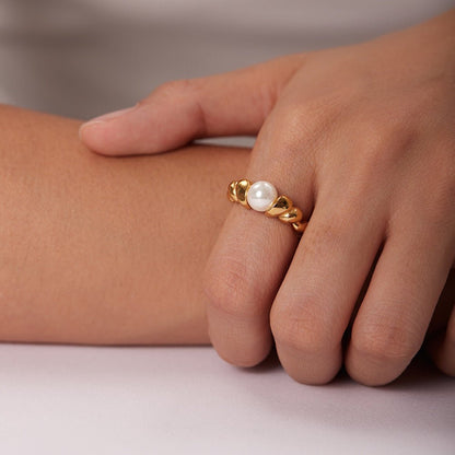 Bague en Perle d'Eau Douce Scarlett