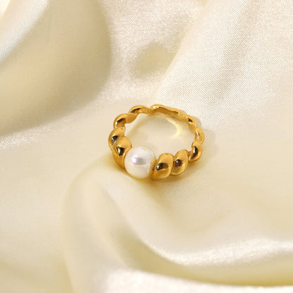 Bague en Perle d'Eau Douce Scarlett