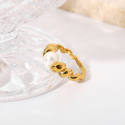 Bague en Perle d'Eau Douce Scarlett