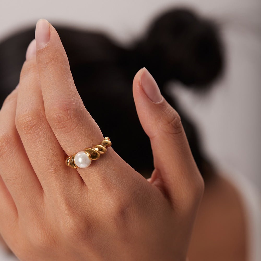 Bague en Perle d'Eau Douce Scarlett