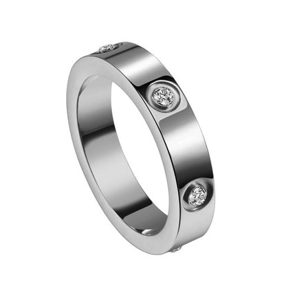 Éternité | Bague – Argent avec zircones