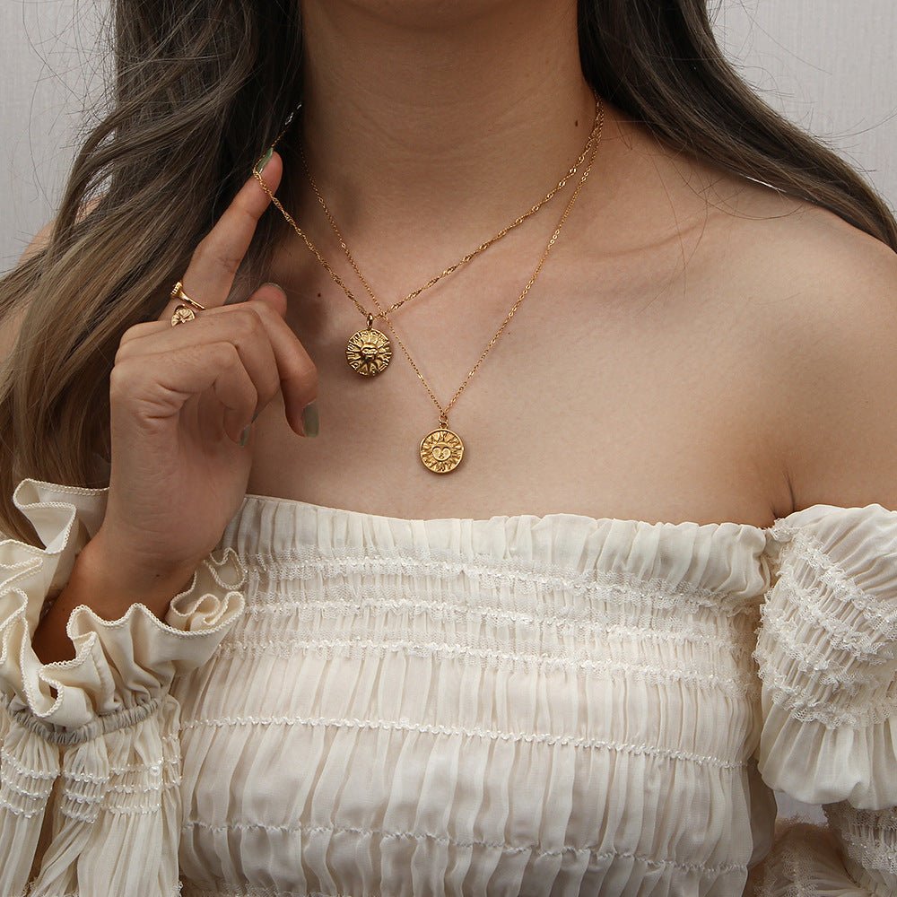 Collier Soleil en Or