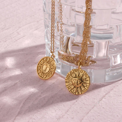 Collier Soleil en Or
