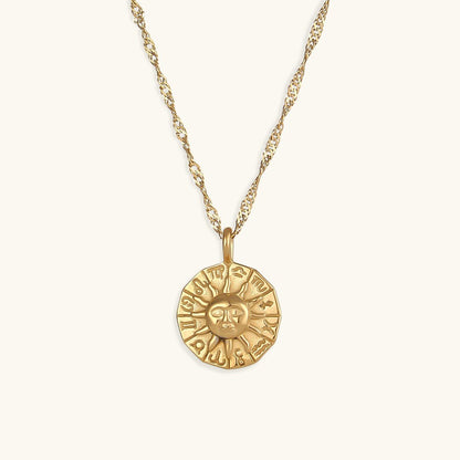 Collier Soleil en Or