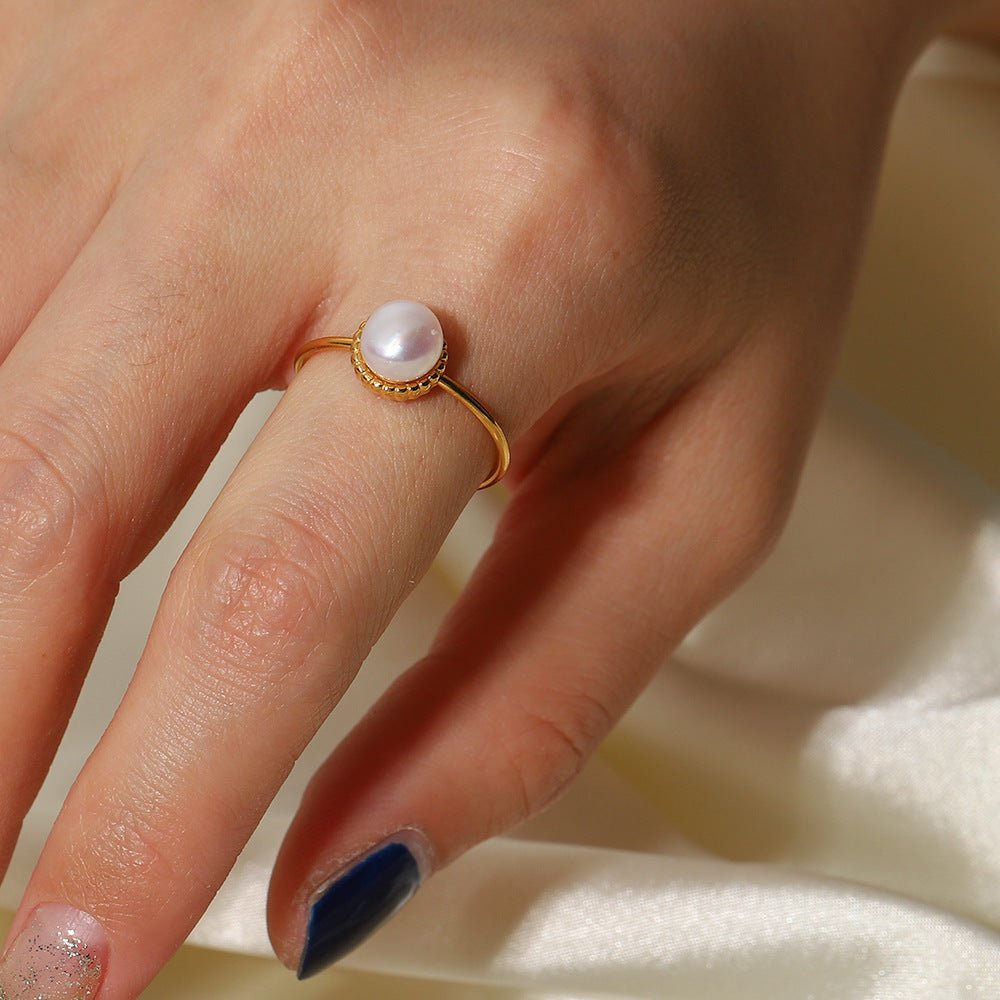 Bague Perle d'Or Solis