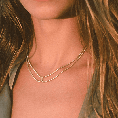 Collier Talia À Double Ton