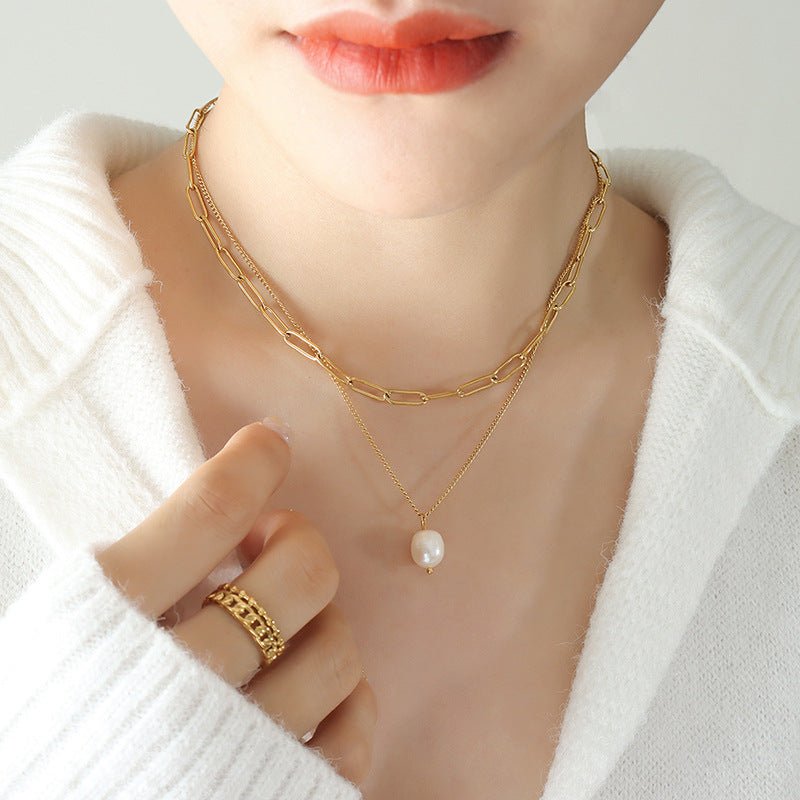 Collier en Perles d'Eau Douce Tropica