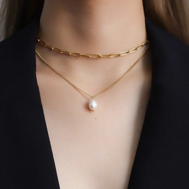 Collier En Perles D’Eau Douce Undine
