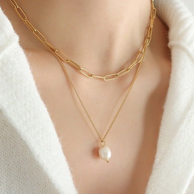 Collier En Perles D’Eau Douce Undine