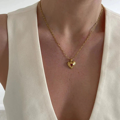 Collier en Or Vesper avec Cœur