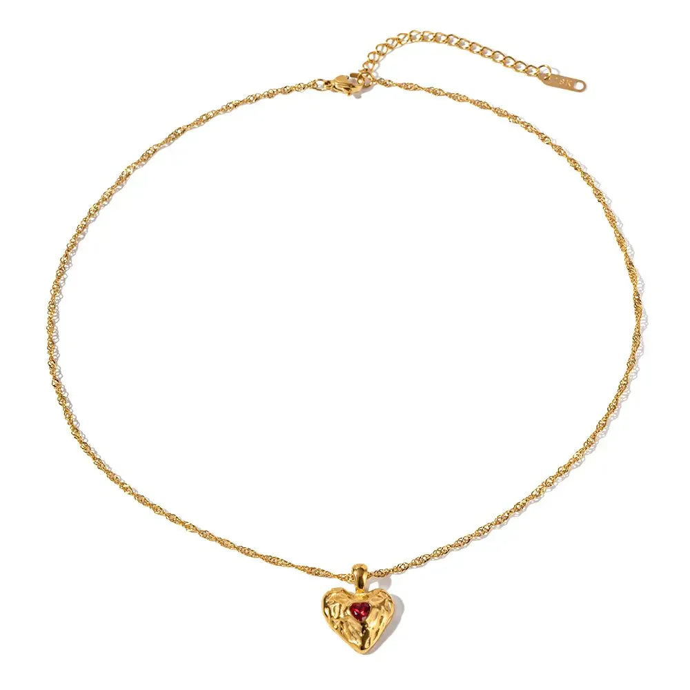 Collier en Or Vesper avec Cœur